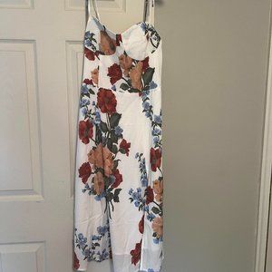 Commense Multicolor Lightweight Midi Dress-size Small
